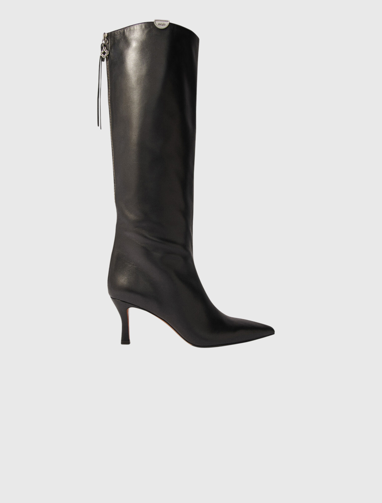 Spitze Lederstiefeletten