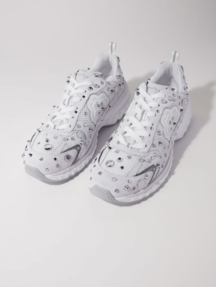 M Sneakers mit Nieten