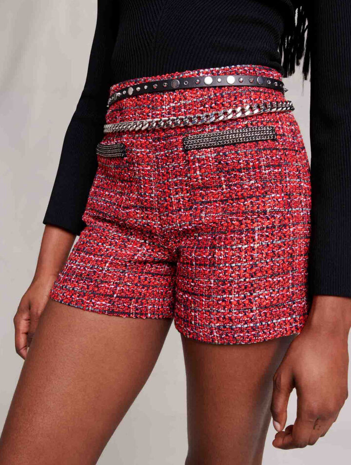 Tweed-Shorts