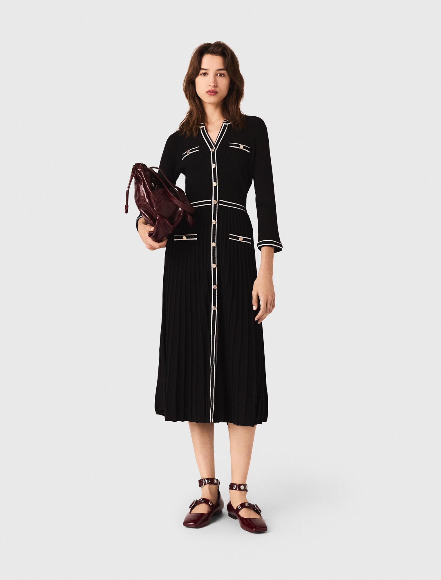 Midikleid aus Strick