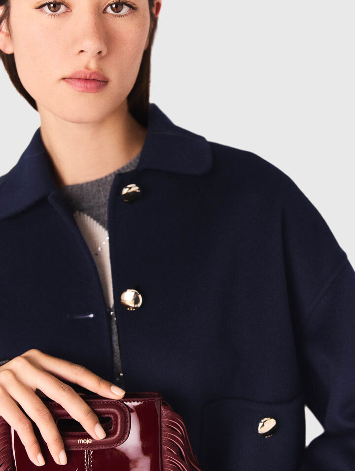 Kurze Wolljacke
