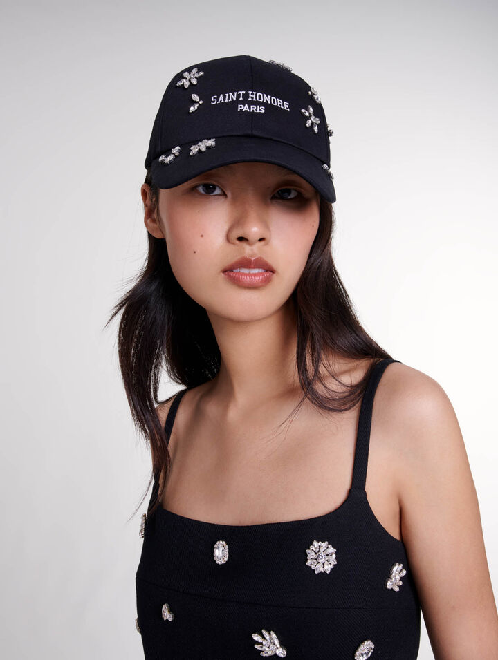 Crop-Top mit Strass