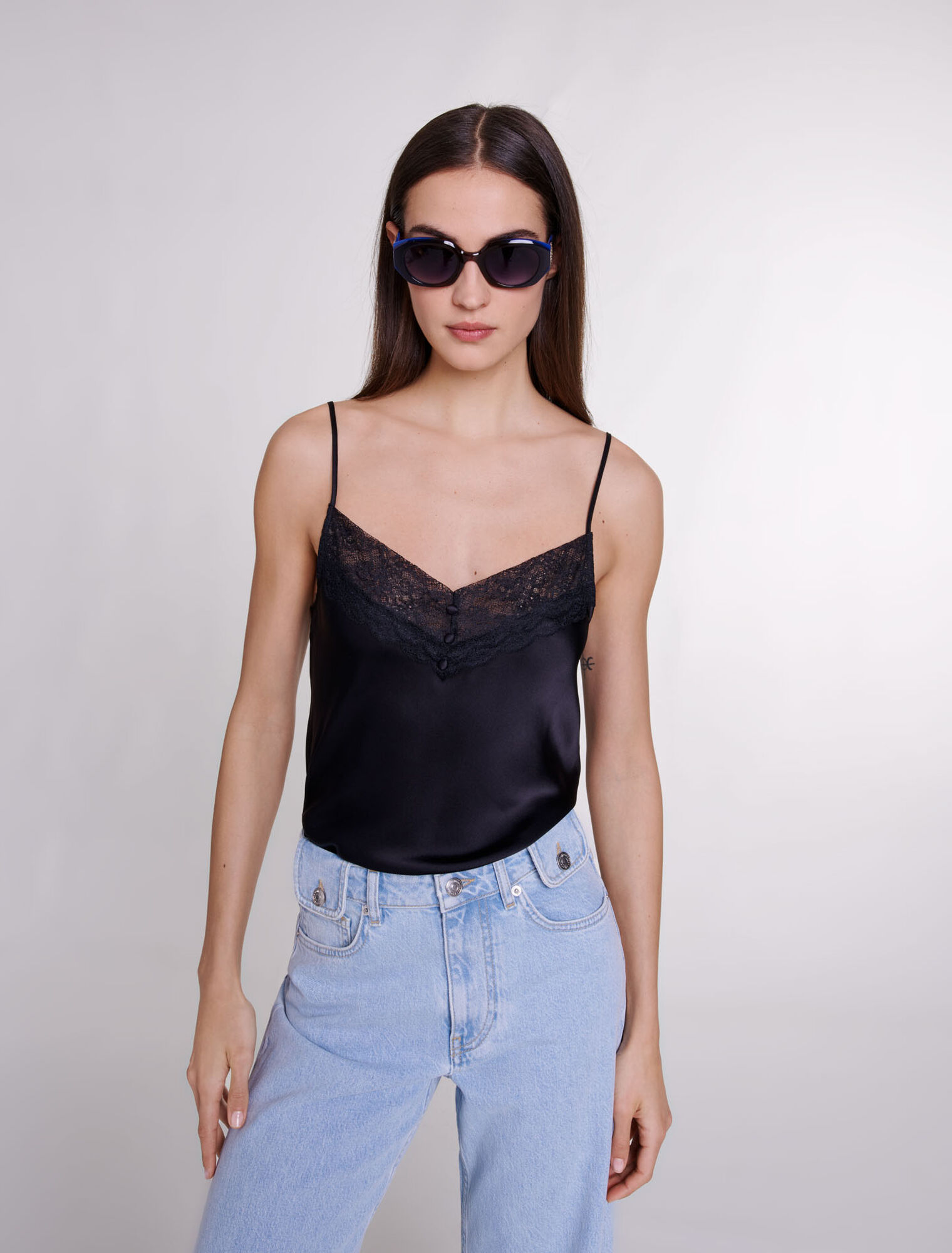Runde Sonnenbrille aus Acetat
