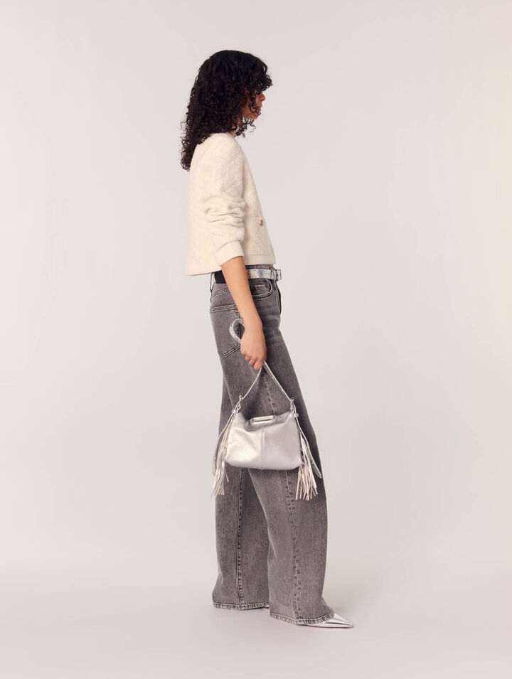 Tasche Miss M Mini, Metallic-Leder