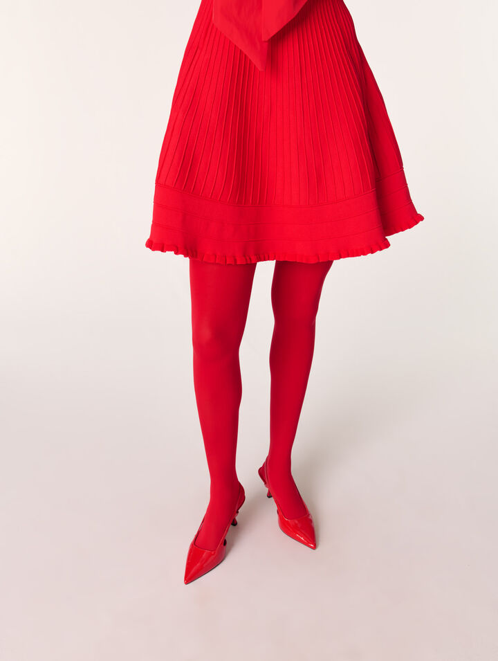 Kurzes Strickkleid
