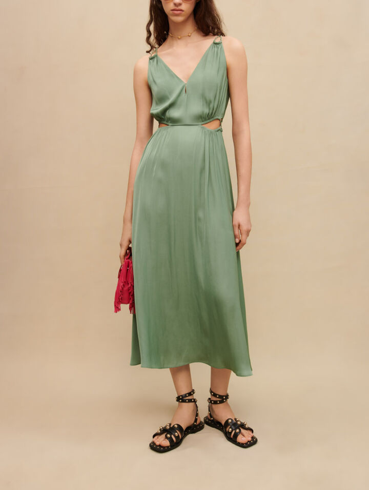 Durchbrochenes Midikleid