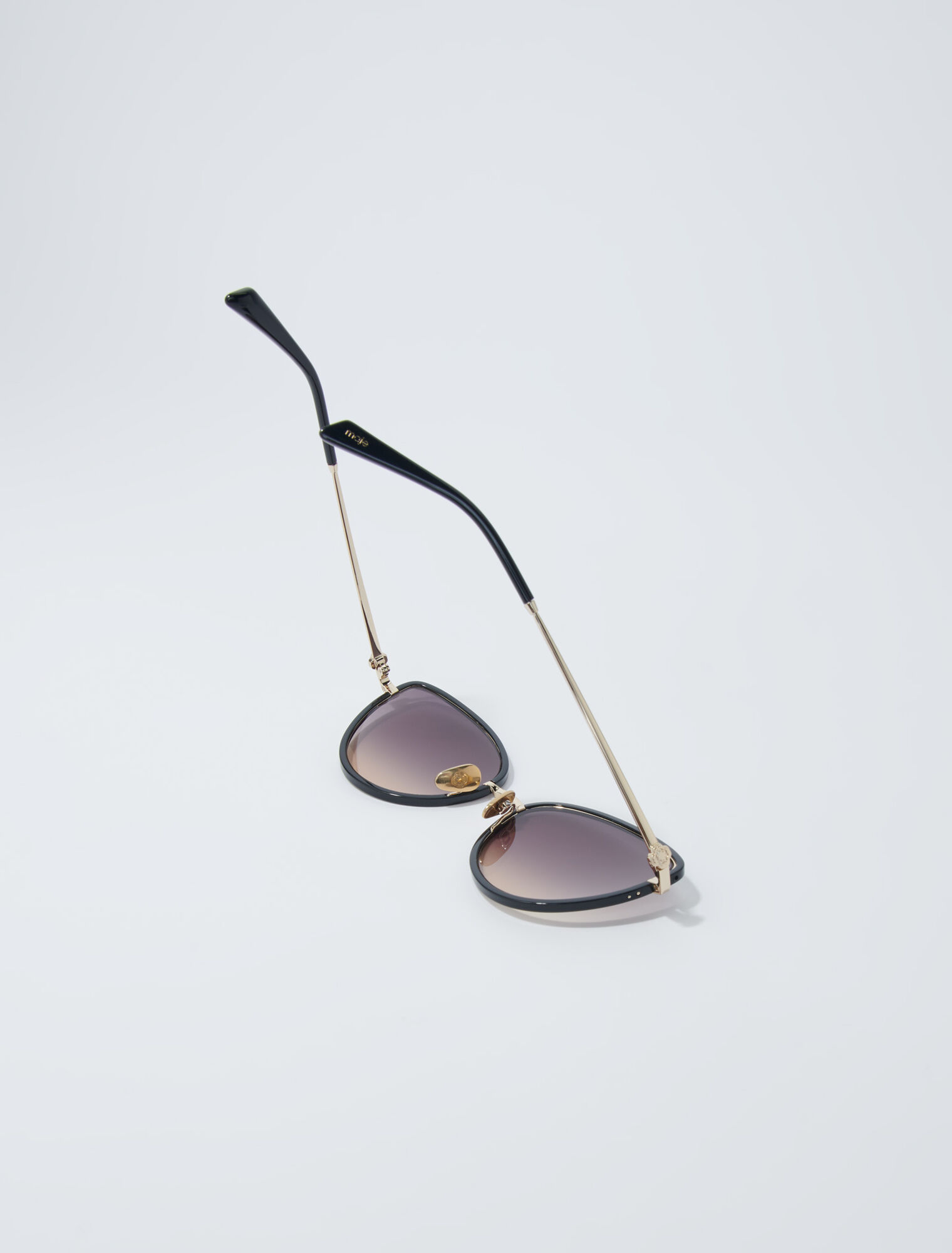 Cat-Eye-Sonnenbrille aus Metall