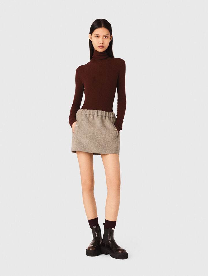 Zweite-Haut-Rollkragenpullover