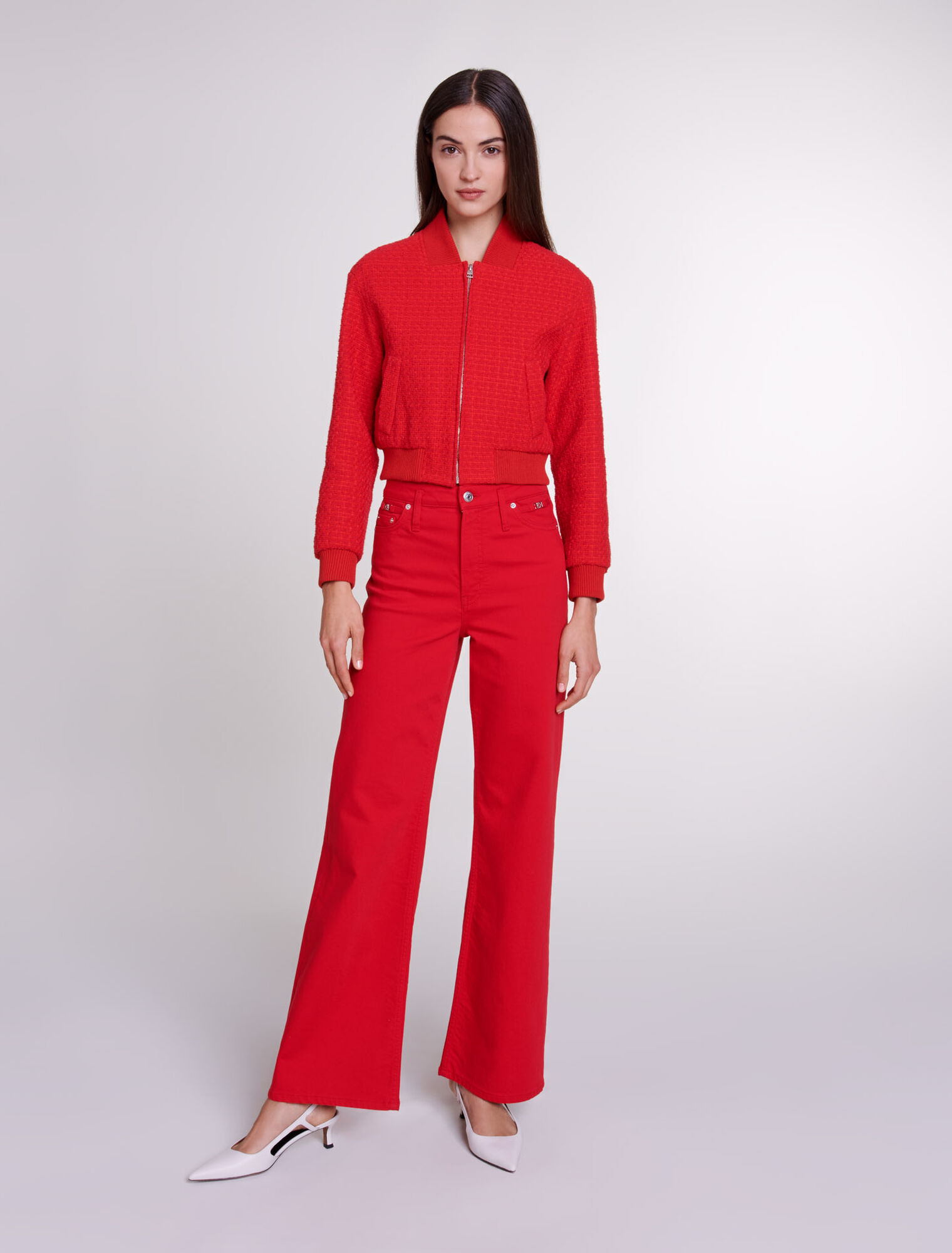 Weite Denim-Jeans