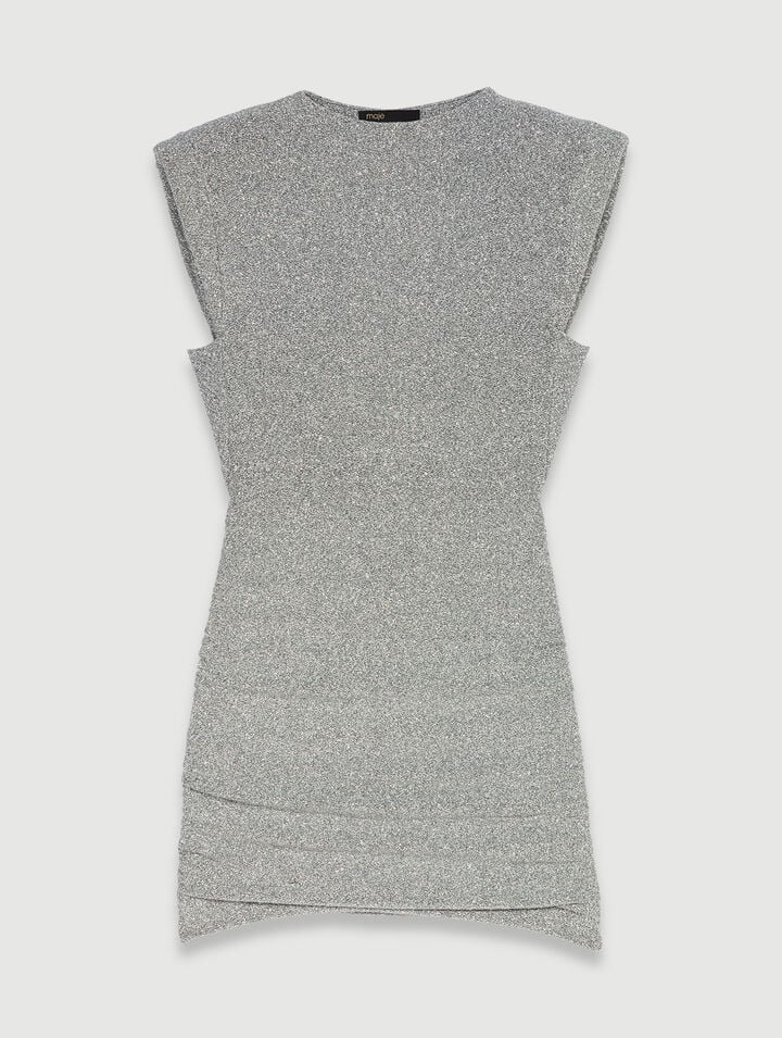Glänzendes Strickkleid