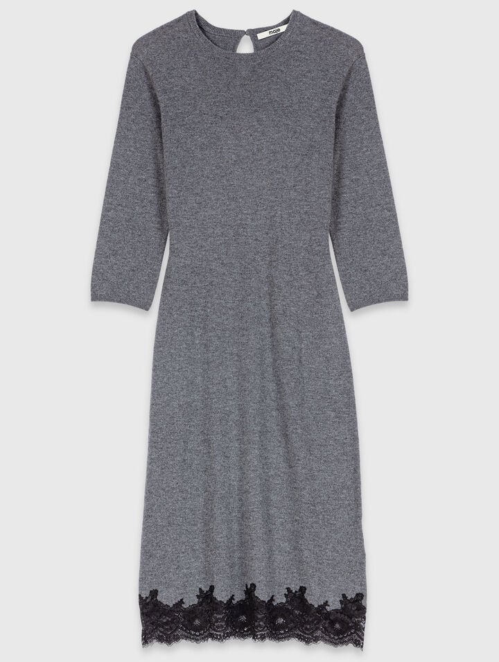 Kleid mit Spitzeneinsatz
