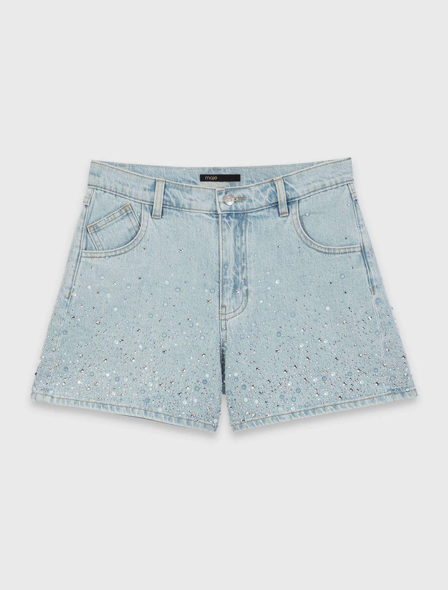 Shorts mit Strass