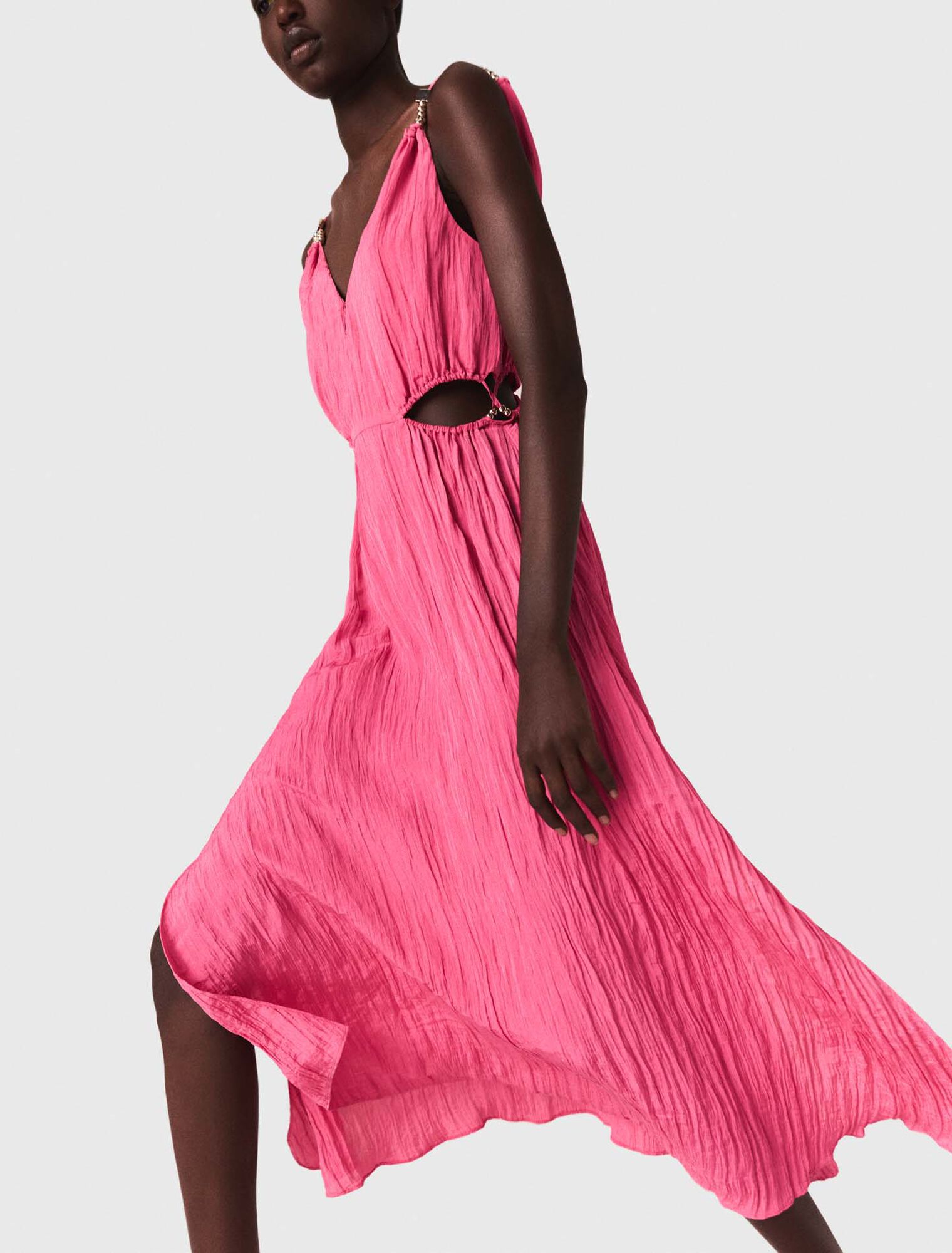 Midikleid mit Cut-outs