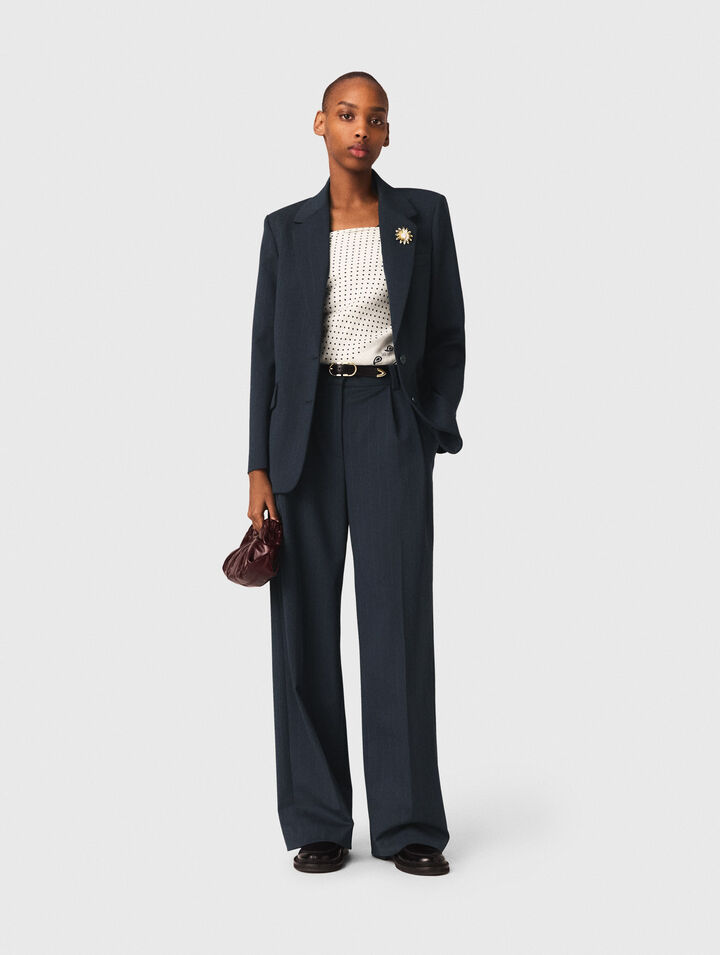 Gestreifte Kost&uuml;mjacke