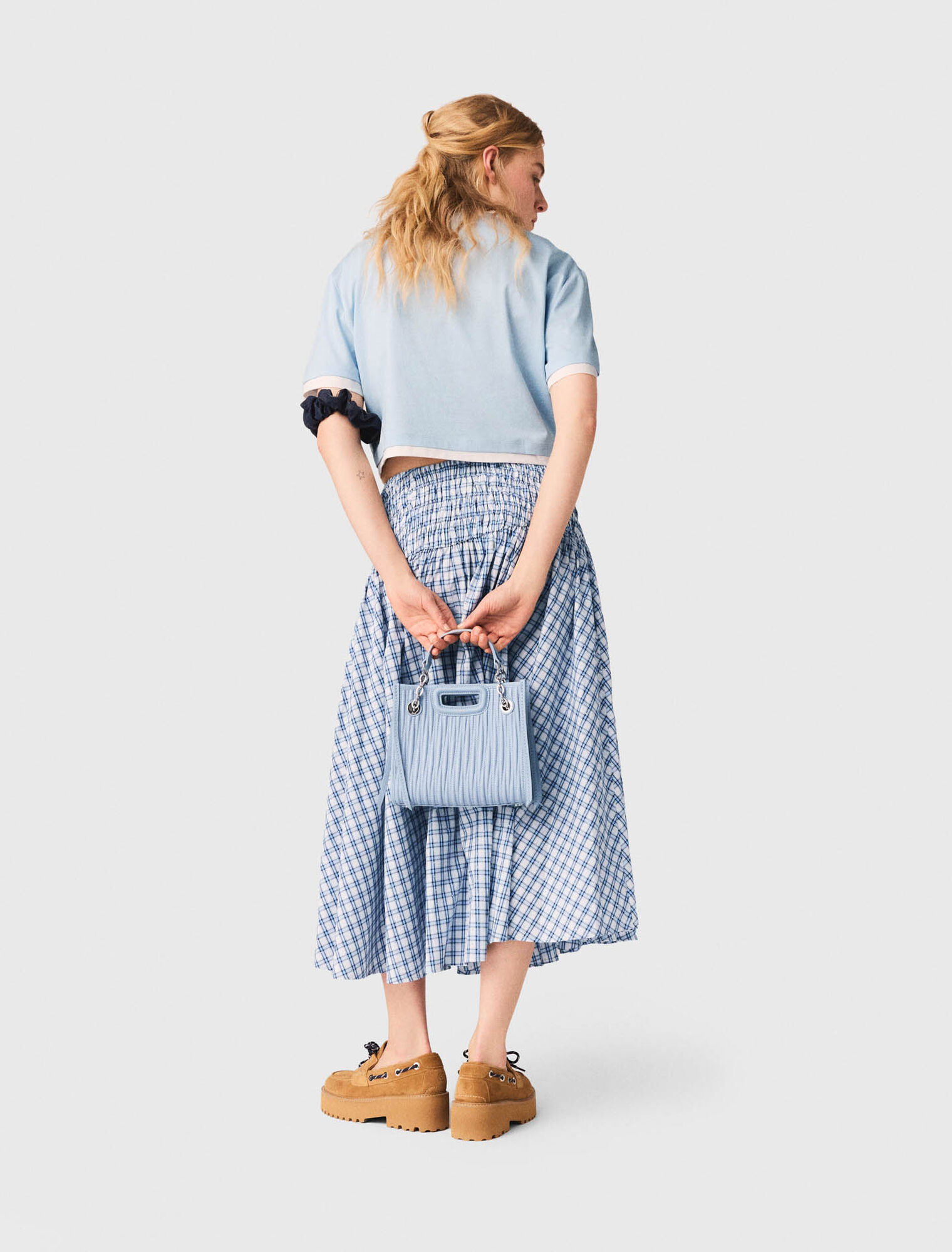 Zweifarbiges T-Shirt