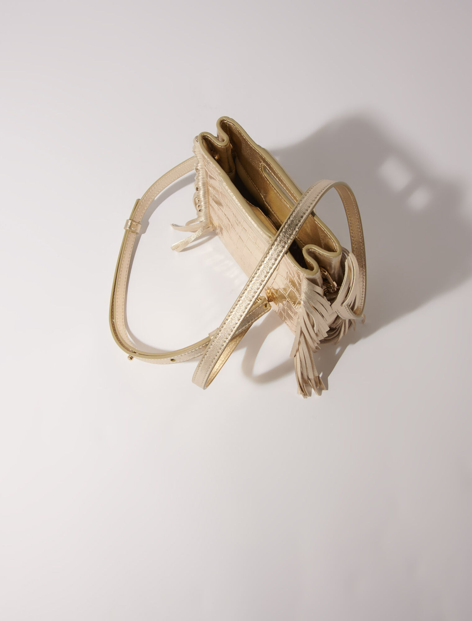 M Mini-Tasche aus Krokodilleder