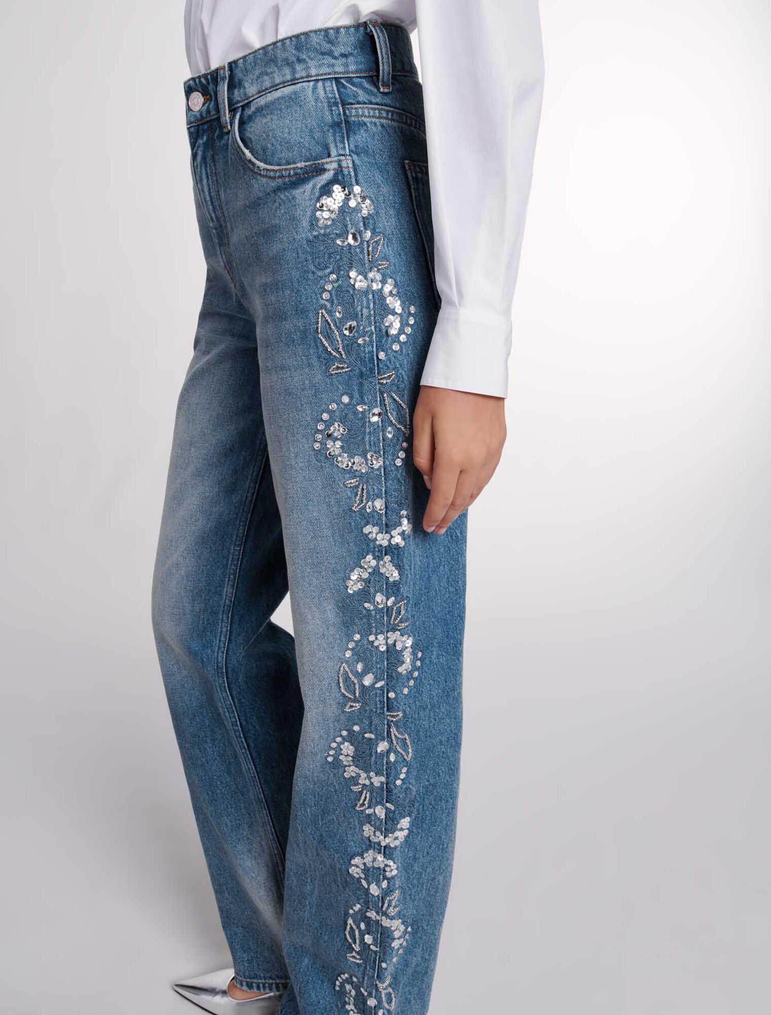 Bestickte Jeans 