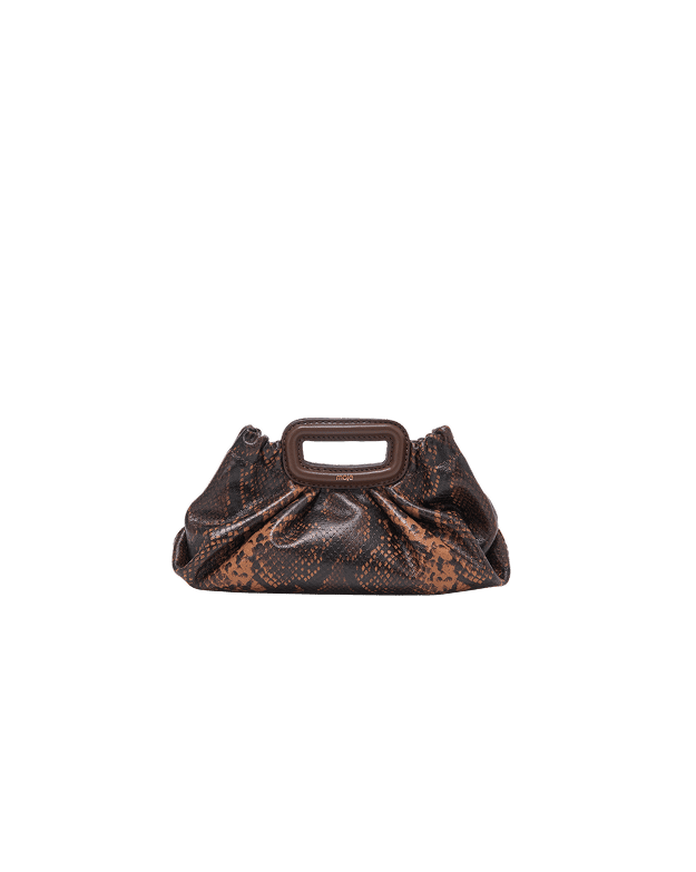 Milpli Mini-Pouch, geprägtes Leder
