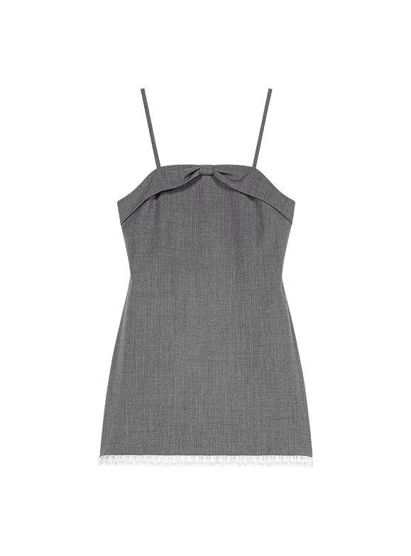 Kurzes Blazerkleid mit Spitze
