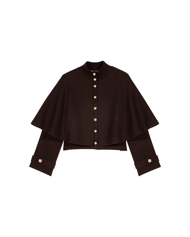 Cardigan mit Cape-Effekt