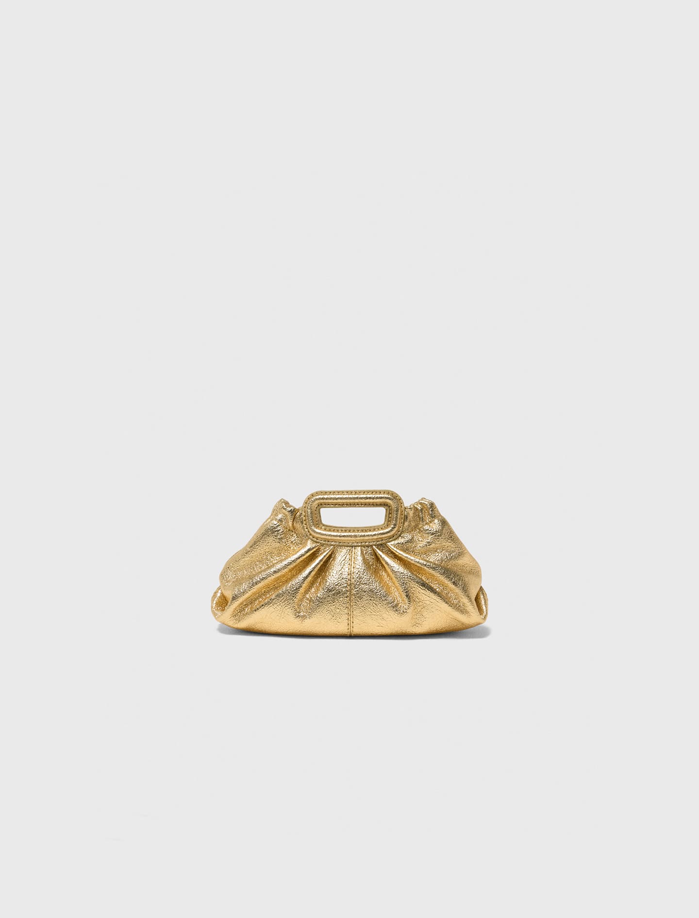 Milpli Mini-clutch Aus Metallicleder - Golden - Maje
