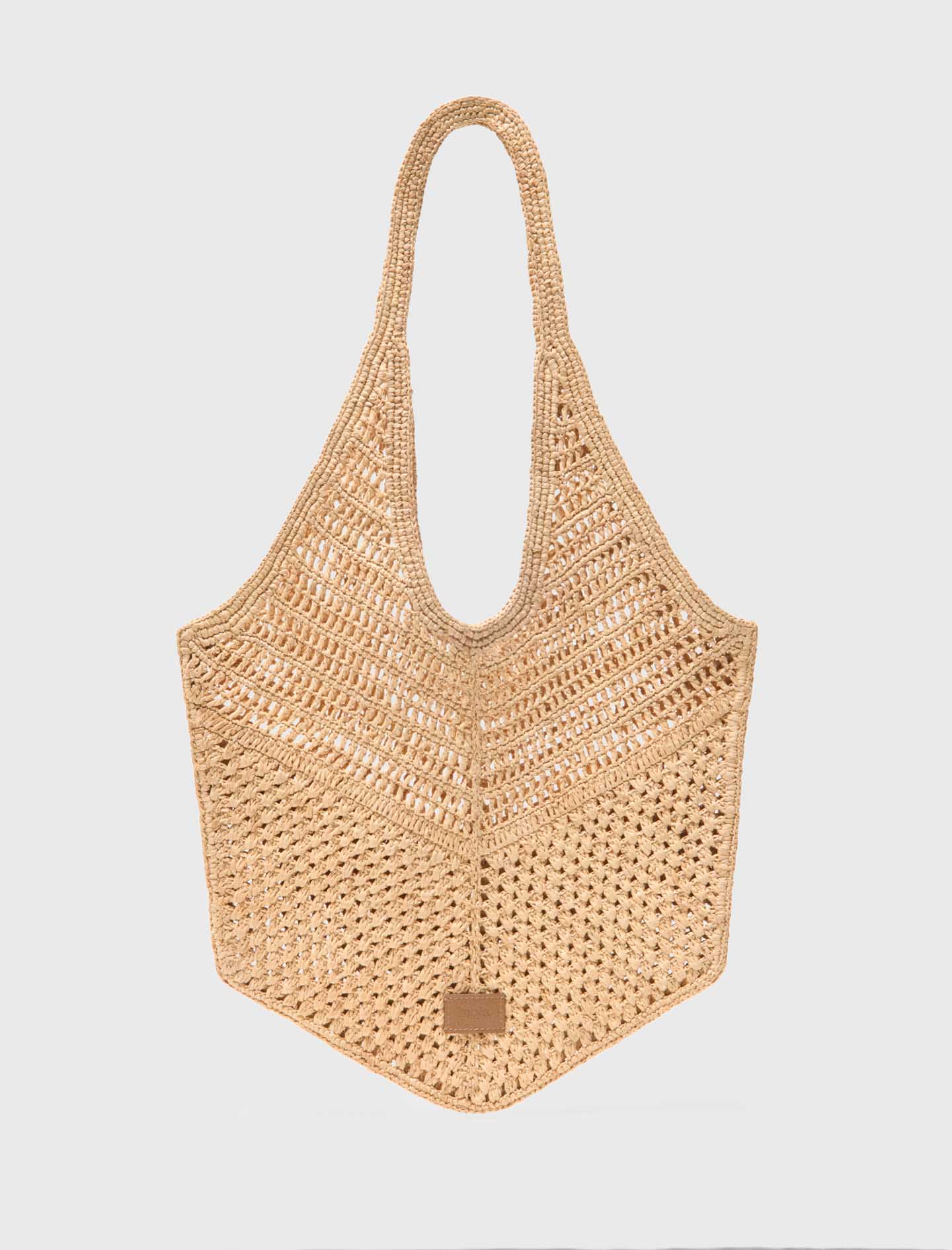 Tasche Aus Natürlichem Bast - Beige - Maje