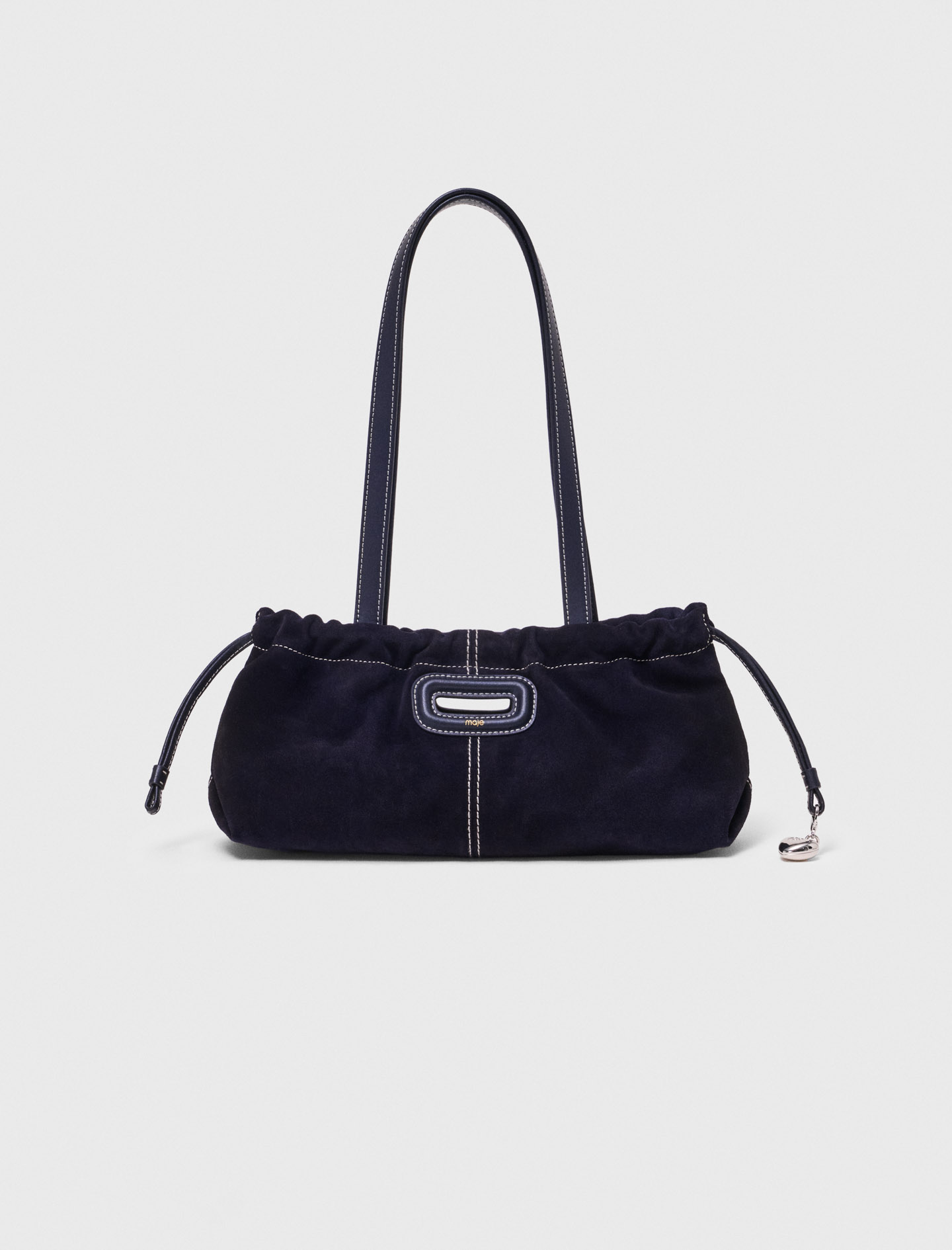 Milpli Gazette Velours Abgesteppt - Bleu Marine - Maje