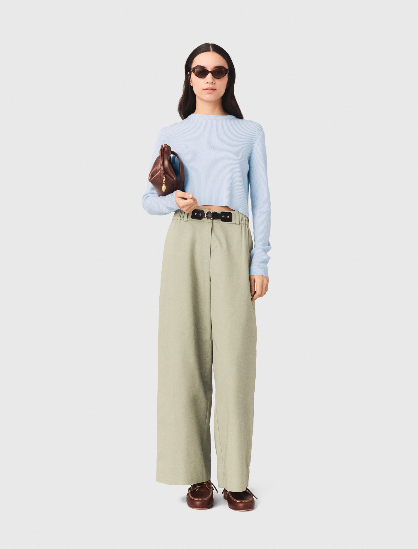 Cargohose - Khaki - Größe 40 - Maje