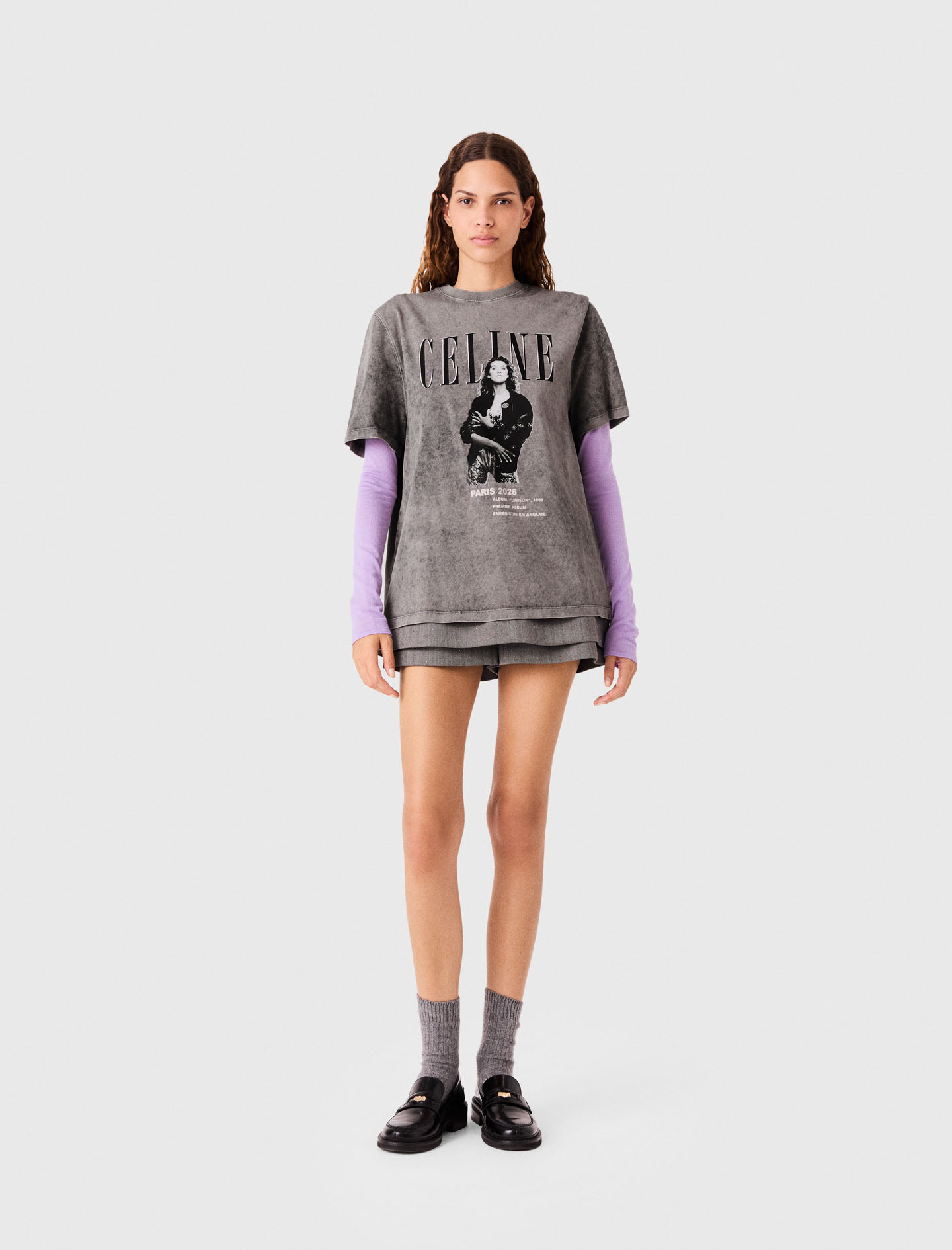 T-Shirt Maje X Céline Dion - Grau - Größe 38 - Maje